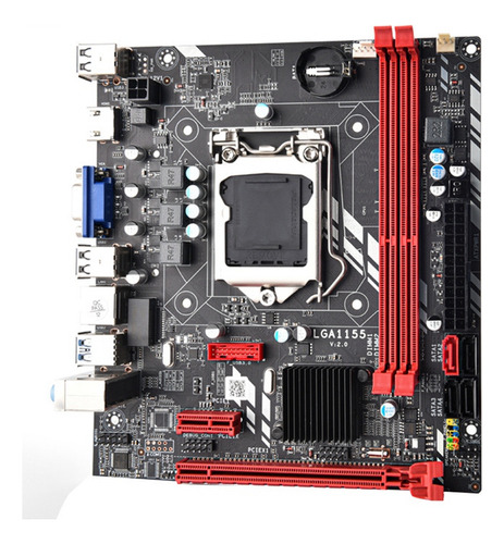 Placa Base De Escritorio B75m Lga 1155 Para I3 I5 I7 Cpu 3xu