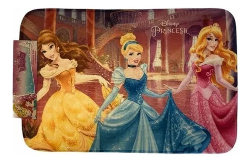 Alfombra Memoria 40 X 60 Princesas Disney Infantil Oficial