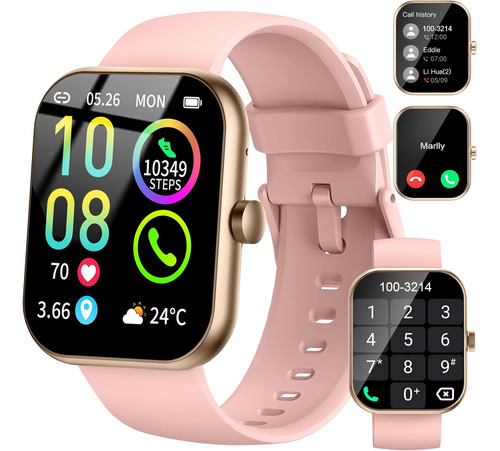 Smart Watch (answer/make Calls), 1.96 Hd Smartwatch For W...
