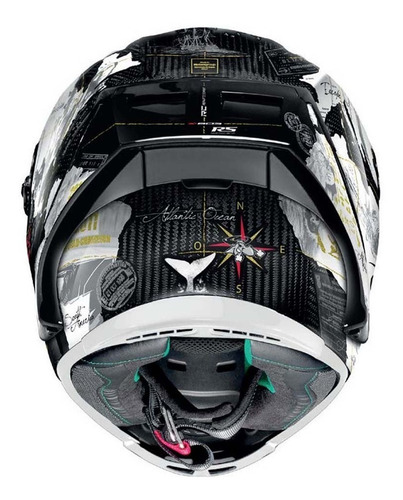 Casco X-lite X-803 Rs Ultra Carbon Rep C Checa Negro Blanco