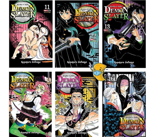 Demon Slayer Manga Tomo 11 12 13 14 Tomo 15 Y 16 Nuevos Envío Gratis