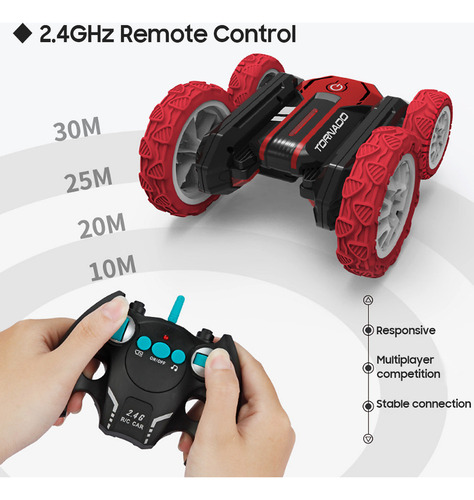 Mz Coche De Control Remoto: Tracción En 4 Ruedas, Luces,