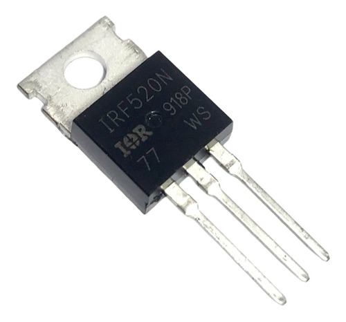 5 Unidades Irf520 Transistor Mosfet Irf 520 To220