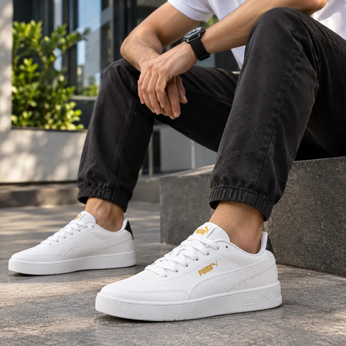 Tênis Puma Casual Court Classic Clean