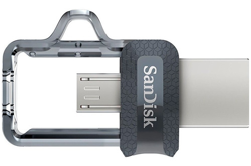 Pendrive SanDisk Ultra Dual m3.0 64GB 3.0 preto
