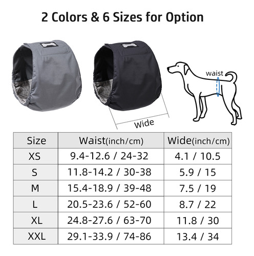 Pañales Lavables Y Reutilizables Para Perros Machos, Paquete