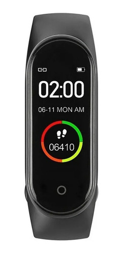 Imagen 1 de 2 de Smartwatch Nictom Smartwatch NT03 caja  negra, malla  negra de  silicona