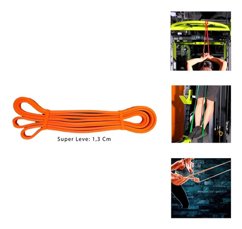 Super Band 1,3 Cm Super Leve - Laranja - Azul Esportes