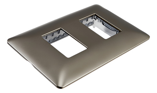 X3 Placa Doble Base Soporte Modulo Tomacorriente Interruptor