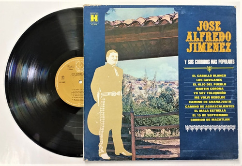 Jose Alfredo Jimenez Y Sus Corridos Populares Lp Exc. Cond. (Usado)