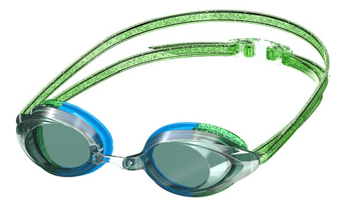 Speedo Googles Natación Vanquisher 2.0 Unisex Mirrored Origi Color 076 Verde Brillos