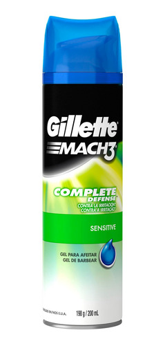 Gillette Mach3 Complete Defense Sensitive Gel De Afeitar 198