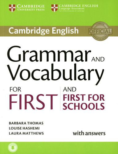 Cambridge Grammar And Vocabulary For First And First For Sch