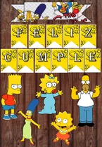 Comprar Adorno Torta Cake Topper  Personalizado Varios Personajes Amarillo Los Simpson