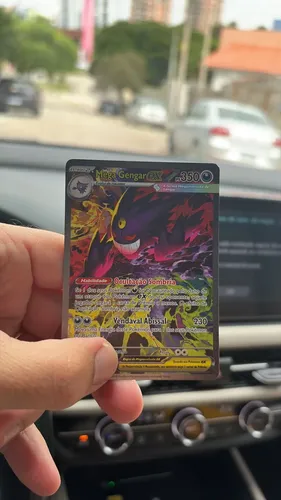 Carta Pokemon Mega Gengar Ex 284/217 Original Copag Novo