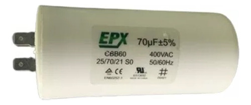 Capacitor Permanente 70uf 250v  50/60hz