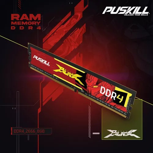 Memoria Puskill Killblade Para Jugadores De Escritorio Ddr4,