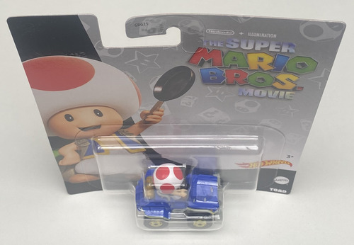 Hot Wheels Mario Kart - The Super Mario Bros Movie (toad)