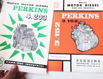 Comprar X2 Folleto Perkins 4.203 Camion Tractor Motor Diesel 3.152