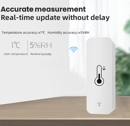 Sensor De Temperatura Y Humedad Wifi: Monitor Inalámbrico De