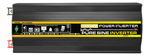 Inversor De Coche De 8000 W Dc 12 V A Ac 220 V Dual Usb