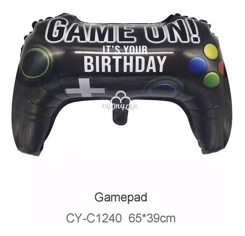 Kit De 4 Globos De Fortnite Incluye Joystick Gigante !!