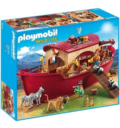 Playmobil 9373 Wild Life Arca De Noe Y Animales Orig Intek