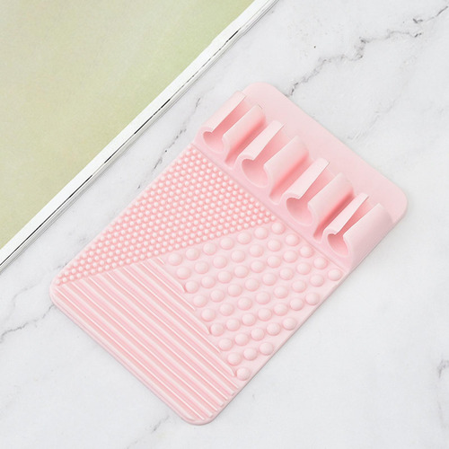 Estante De Almacenamiento De Brochas De Maquillaje, Silicona