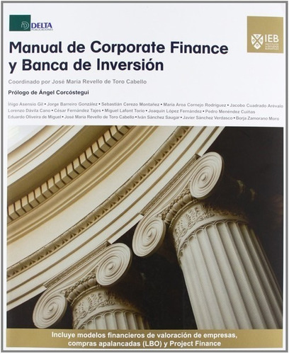 Libro Manual De Corporate Finance Y Banca De Inversión