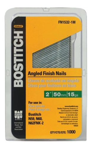 Bostitch Fn1532-1m 2 Pulgadas 15 Calibre