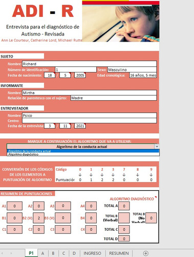 Soft Adi R  Entrevista Para Diagnóstico Del Autismo Revisada