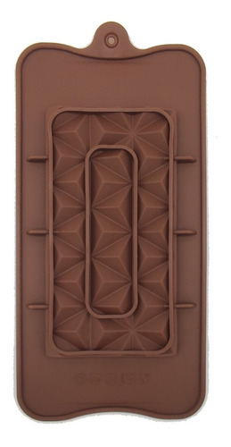 Molde Silicona Tableta Triángulos Para Chocolate