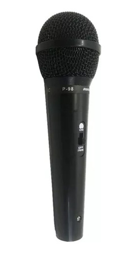 Microfono Sunset P98 Unidireccional Con Cable Para Karaoke