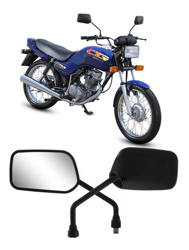 Espelho Retrovisor Par Moto Titan 125 95/99 Modelo Original