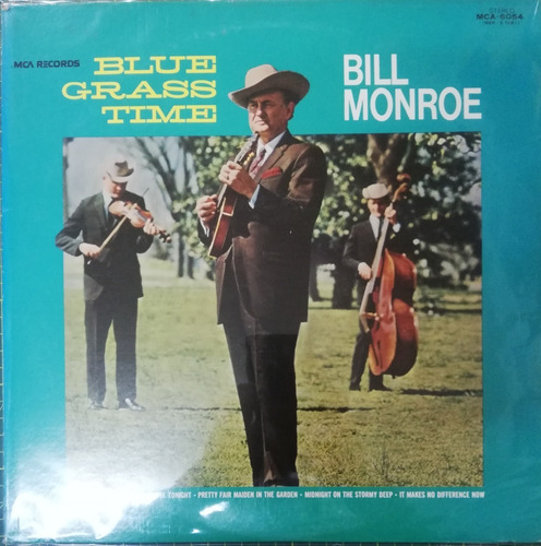 Vinilo Bill Monroe Blue Grass Time Edición Japonesa