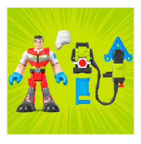 Figura De Acción Reed Vitals Rescue Héroes Fisher-price