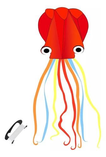 Cometa Pulpo Grande Juego Aire Libre Cometa Fácil De Volar