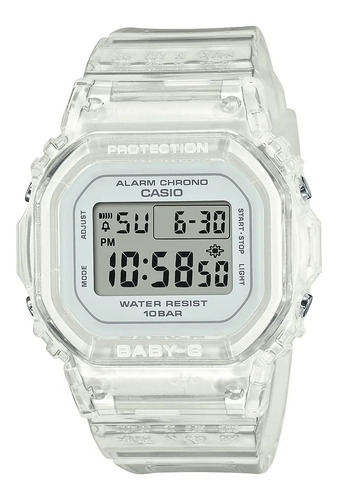 Reloj Pulsera Casio Digital Baby-g Bgd-565s-7dr Traslucido