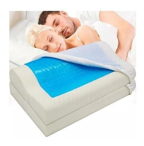 Kit 2 Almohadas Ortopédicas Gel Corrector Postura Coolpillow