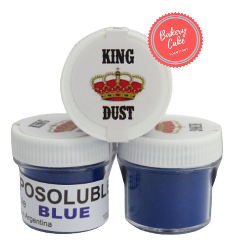 Colorante Comestible En Polvo Liposoluble Azul King Dust