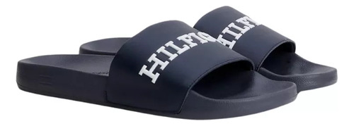 Sandalias Playa Tommy Hilfiger 3d Print Pool Slide Azul Homb