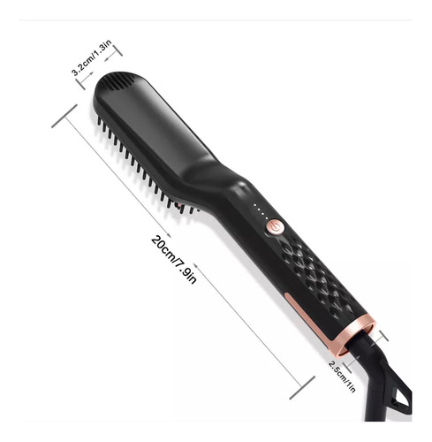 Alisador De Cabelo Pente Aquecedor Beard Straightener