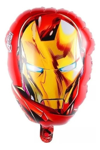 Globo Iron Man Avengers Cabeza 45x45cm X1u