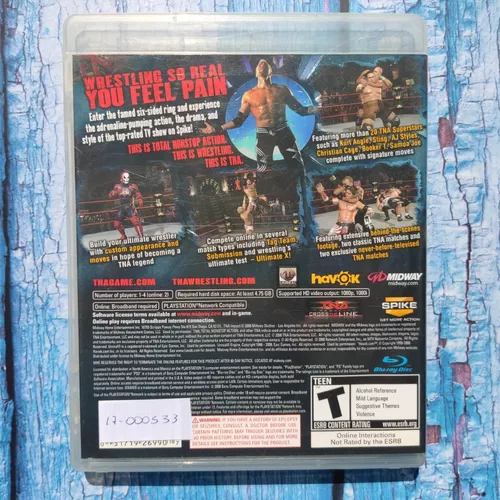 Game TNA Impact - PS3 em Promoção na Americanas