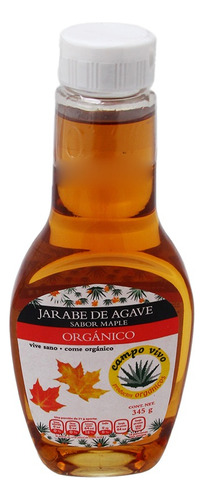Jarabe De Agave Campo Vivo Sabor Maple Orgánico 345g