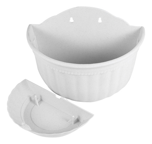 Maceta Colgante Semicircular Para Decoración De Jardín