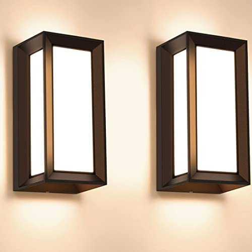 Luminaria De Pared Exterior Led, Juego De 2 Luminarias ...