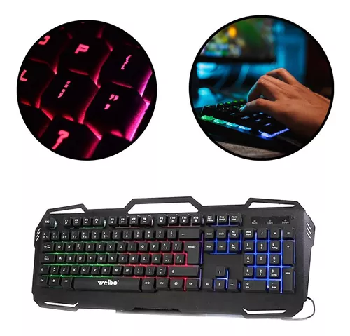 Teclado Gamer Gaming Usb Wb-539