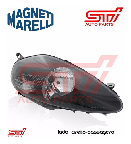 Farol Punto T-jet 2007 A 2012 Original M. Marelli Passageiro
