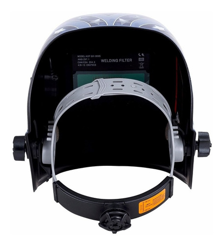 Careta Electrónica Para Soldar Adir Modelo Flamas